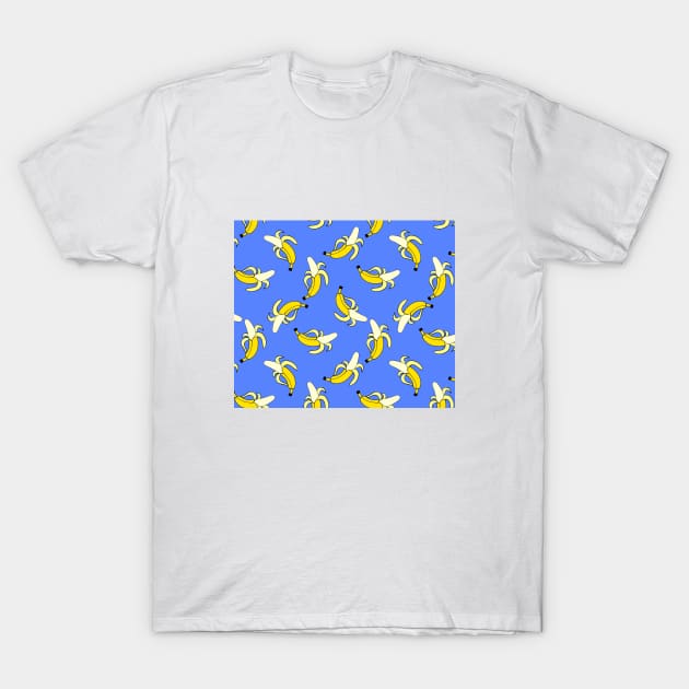 Banana Pattern T-Shirt by timegraf